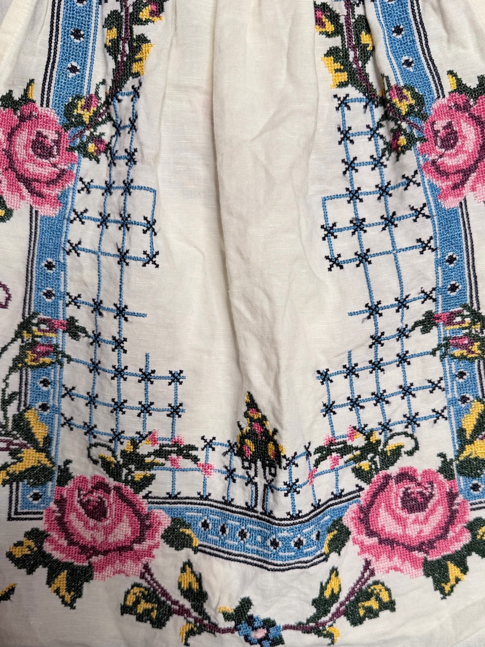 FREE PEOPLE | Like New | Honey Pie Floral Embroidered Boho Top | Women’s Size XS - Picture 4 of 5